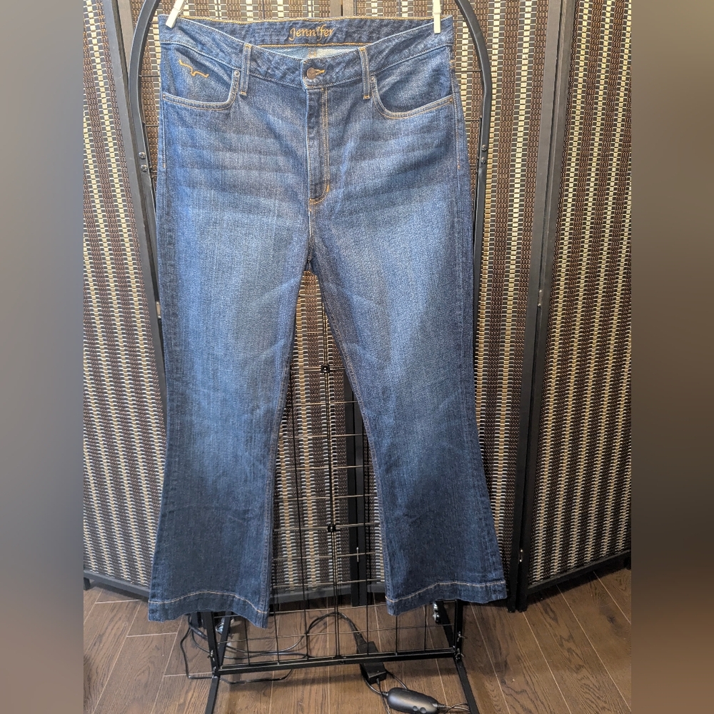 Kimes Jennifer Hi-rise Flare Jeans (Sz 16 / 32 L)